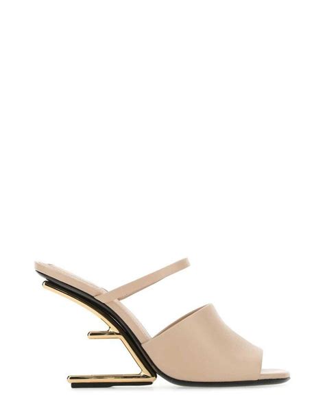 fendi heeled sandals|women fendi sandals clearance.